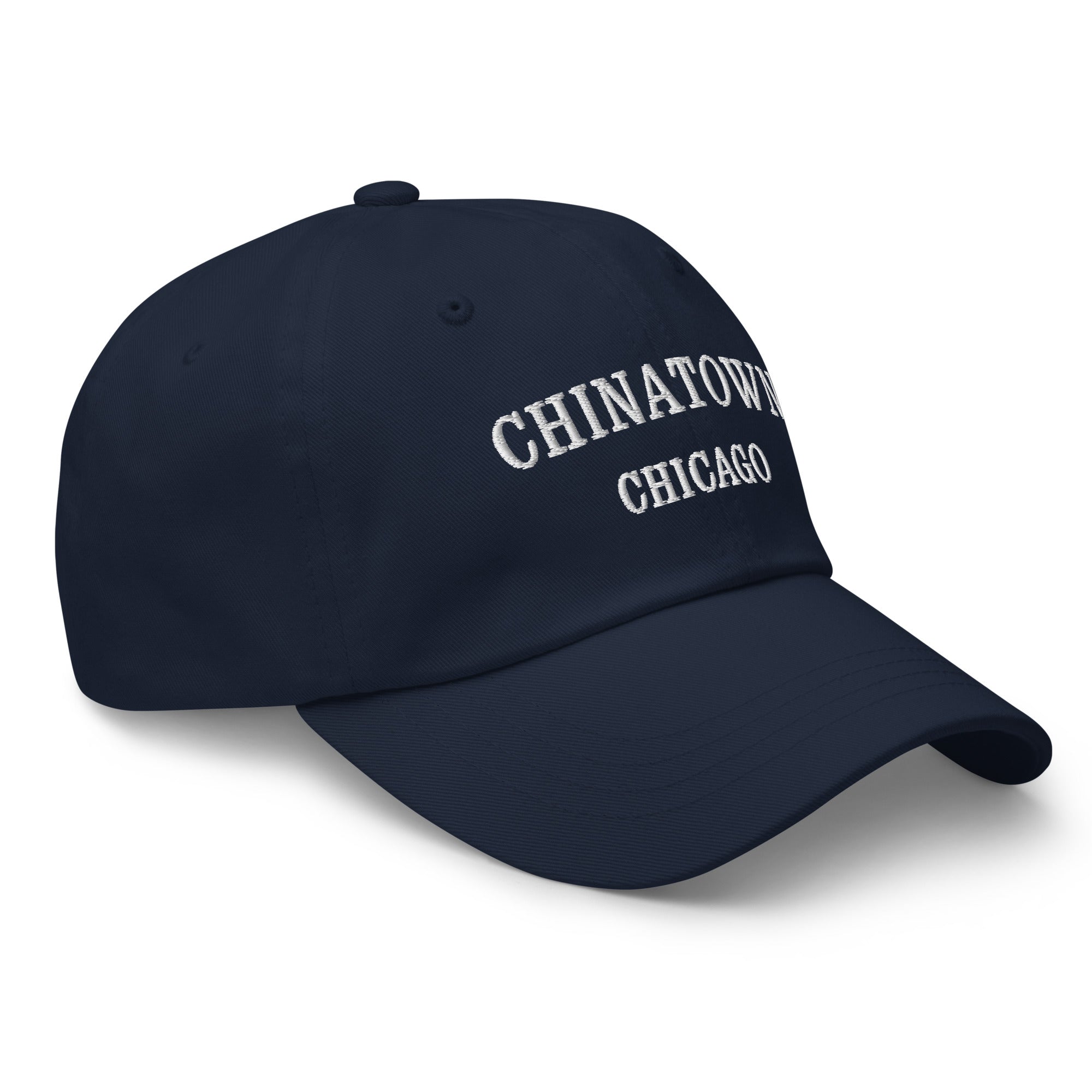 Chinatown Chicago Dad Hat - White Stitching